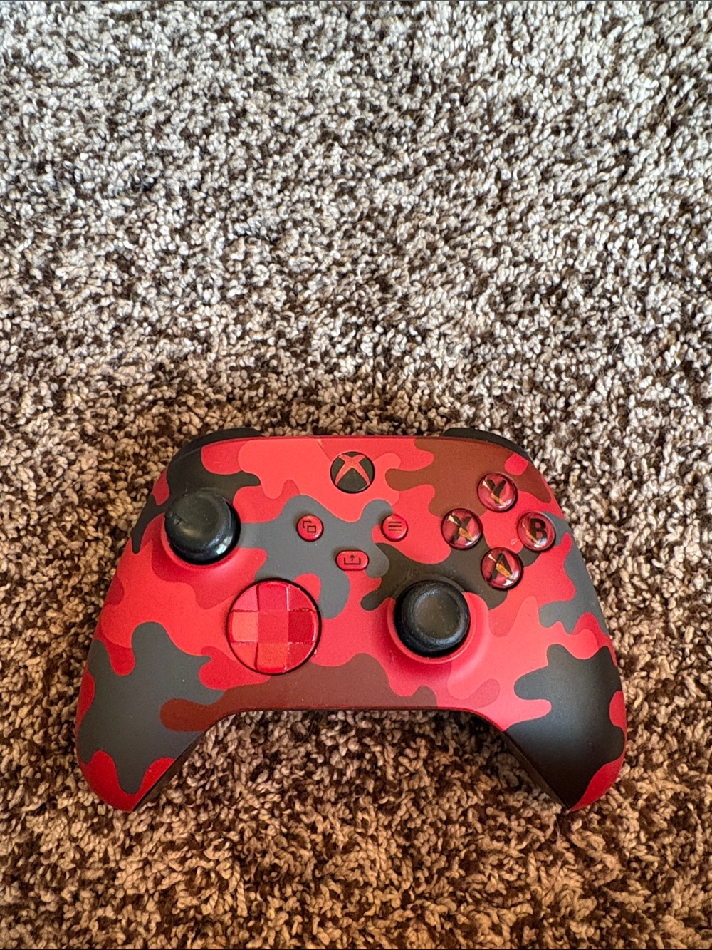 Wireless Xbox Controller - Red Camouflage